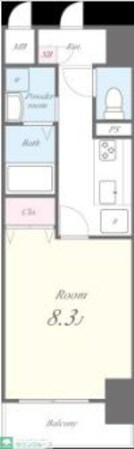 ラフィネ所沢の物件間取画像